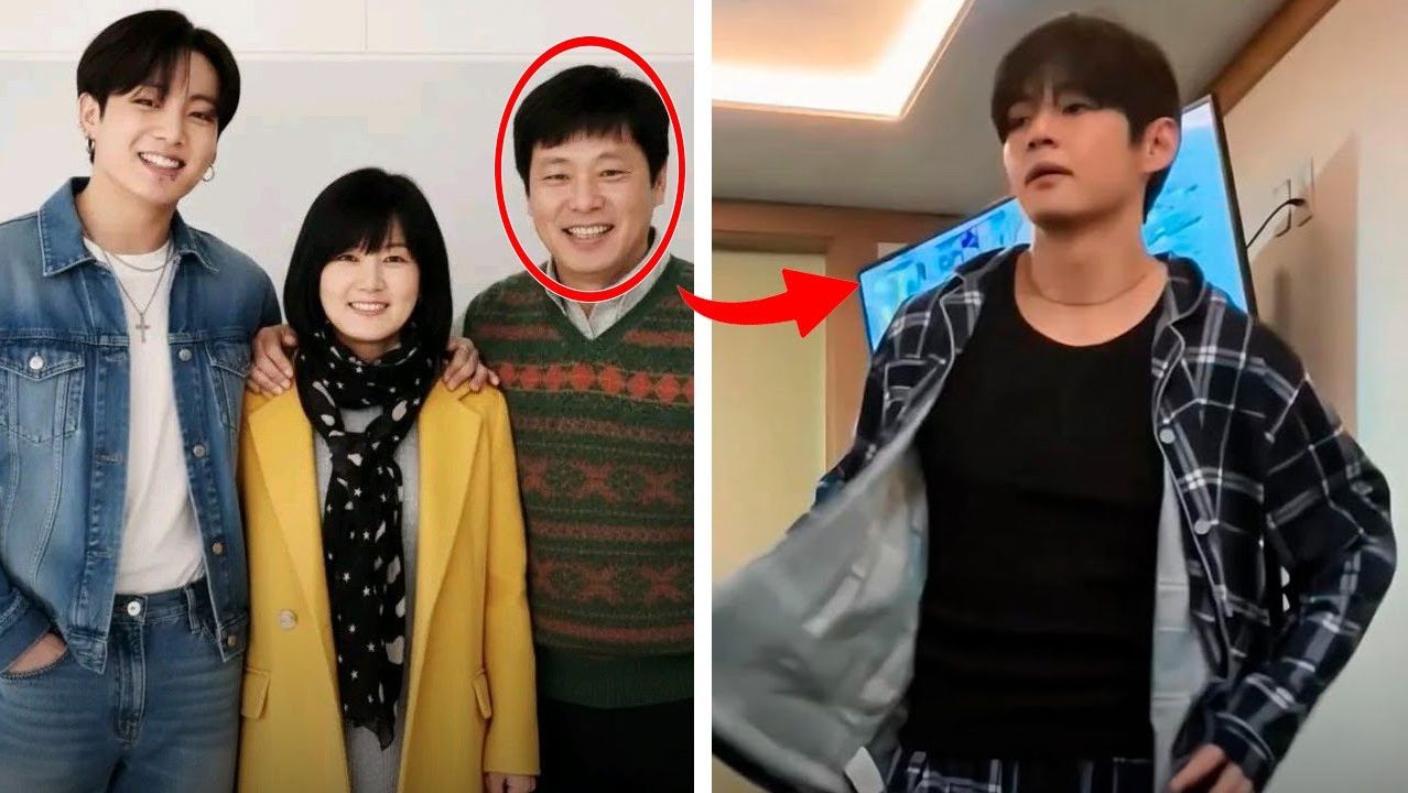 В отличие от Чимина, Тэхёна встречать вышли оба улыбающиеся родители Чонгука! смотреть онлайн