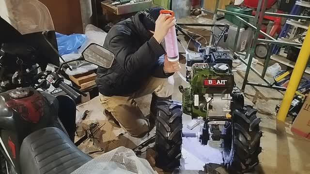 КУПИЛ МОТОБЛОК BRAIT BR-303H  РАСПАКОВКАПЕРВЫЙ ЗАПУСК