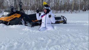 Моя новая игрушка горный снегоход BRP SUMMIT XM