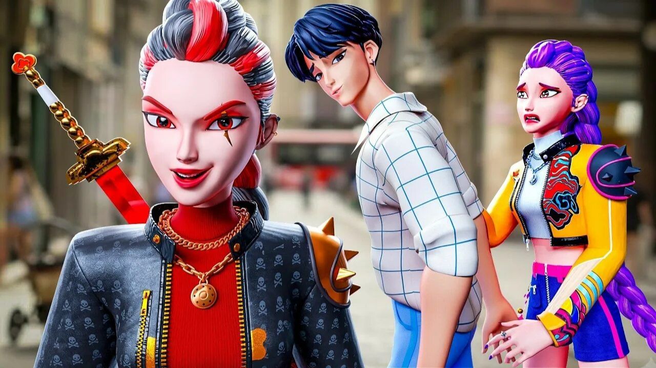 У Руми есть сестра близнец. Охотники на демонов. Huntrix смотреть онлайн