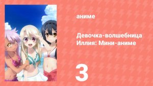 Судьба/Девочка-волшебница Иллия: Мини-аниме 3 серия (аниме-сериал, 2021)