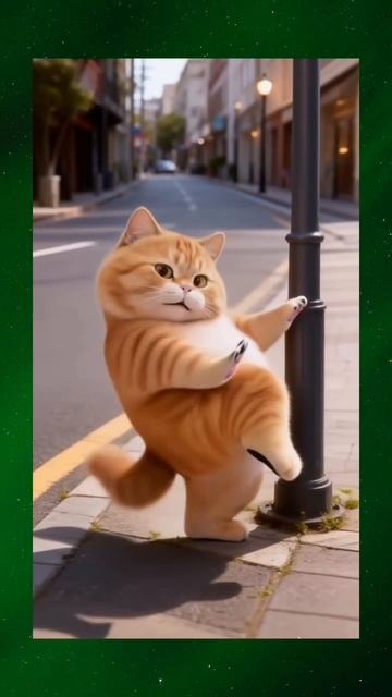 Немного позитива.Танцующий кот( ИИ) смотреть онлайн