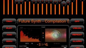 Future Synth - Compilation Spacedisco ／ skin Aimp media for CaPC