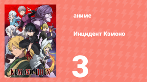 Инцидент Кэмоно 3 серия (аниме-сериал, 2021)