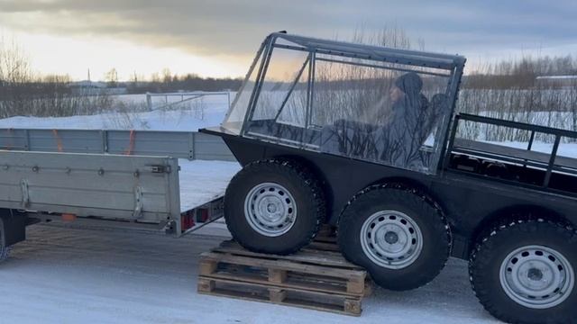 Бортоповоротный вездеход 6х6 смотреть онлайн