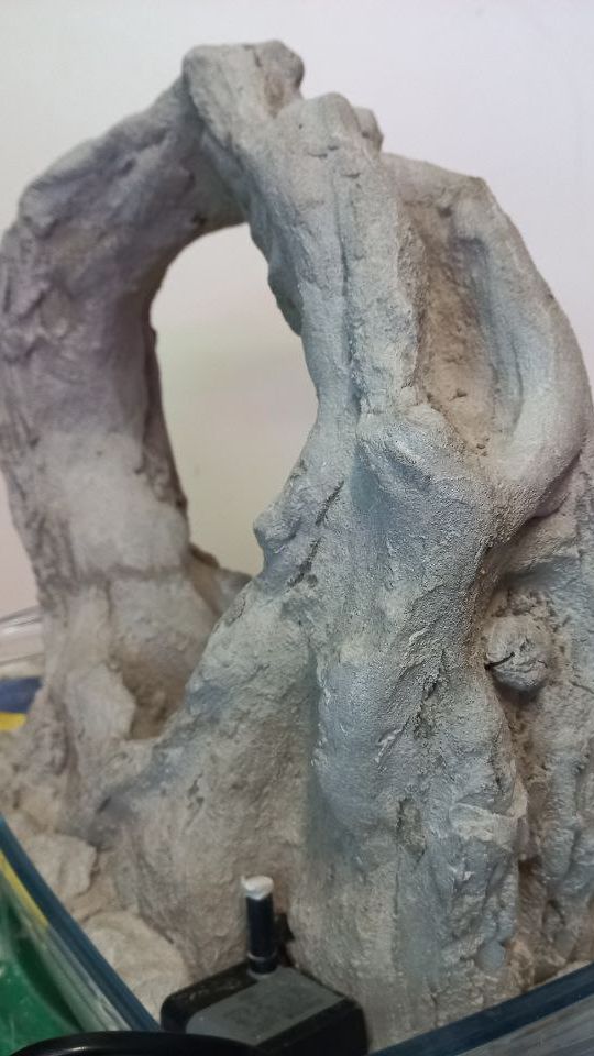 Фонтан.Имитация дерева.Бетон. #фонтан #цемент #diy