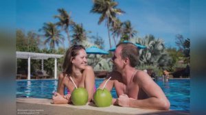 Буся и Кузя встречают Новый 2018 год в отеле Blue Shell Resort, Муйне (Вьетнам).