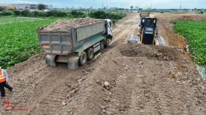 Great Starting Finest Cutter Crack Sand In Water Huge Pond Dam With Landfill Dozer SHNATUI  Trimming