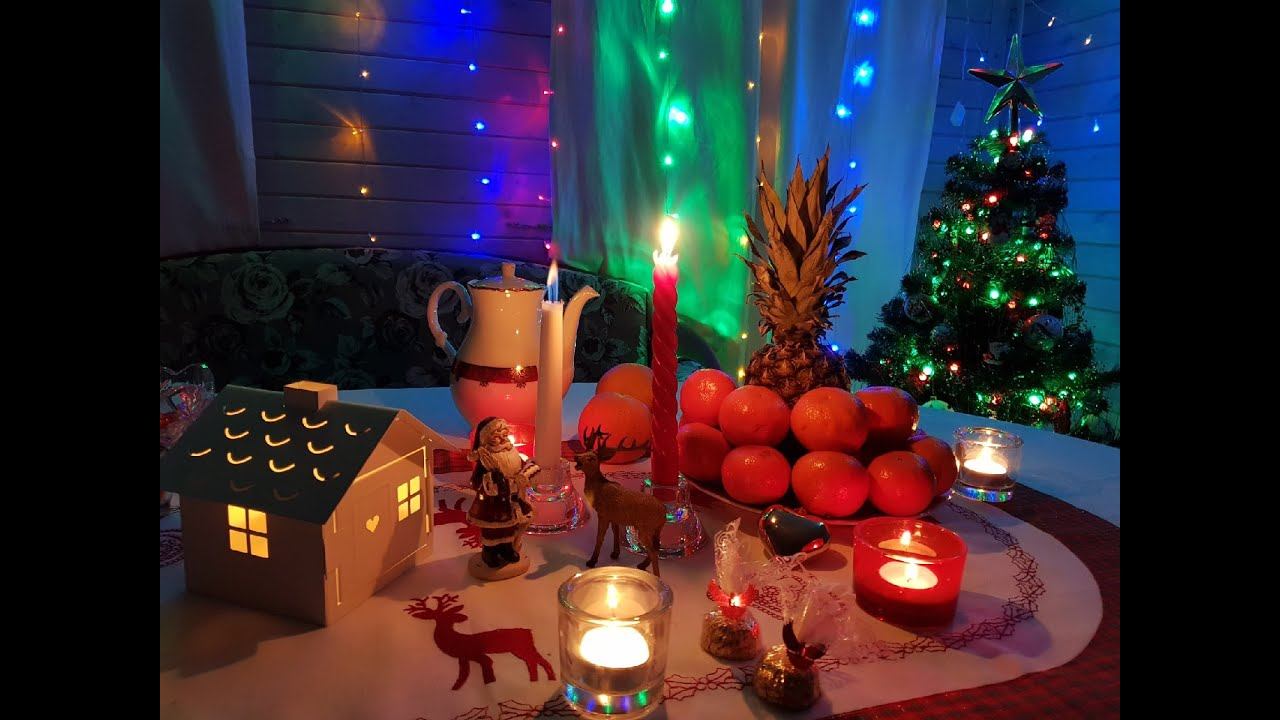 Новогодний ВЛОГ/Праздничный стол/Новый год в деревне/ смотреть онлайн