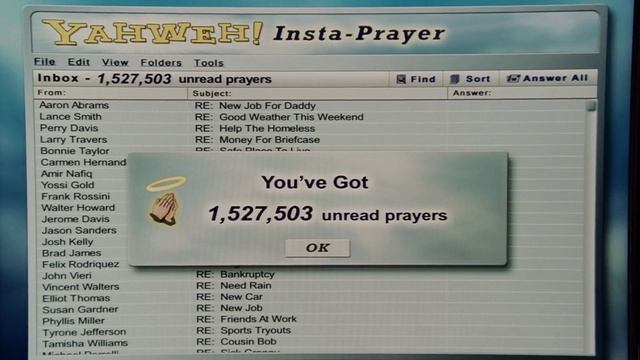 Молитвы (кф. Брюс всемогущий)