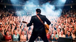 Ретро музыкальное AI-шоу 50-х