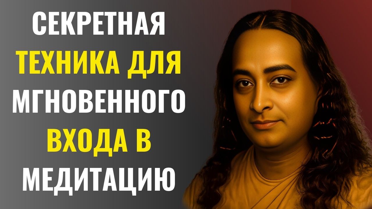 Секретный метод контроля дыхания для мгновенного вхождения в медитацию. Парамаханса Йогананда. смотреть онлайн