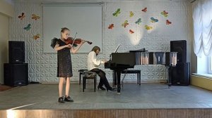 А. Вивальди. Концерт для скрипки с оркестром a - moll (l часть)