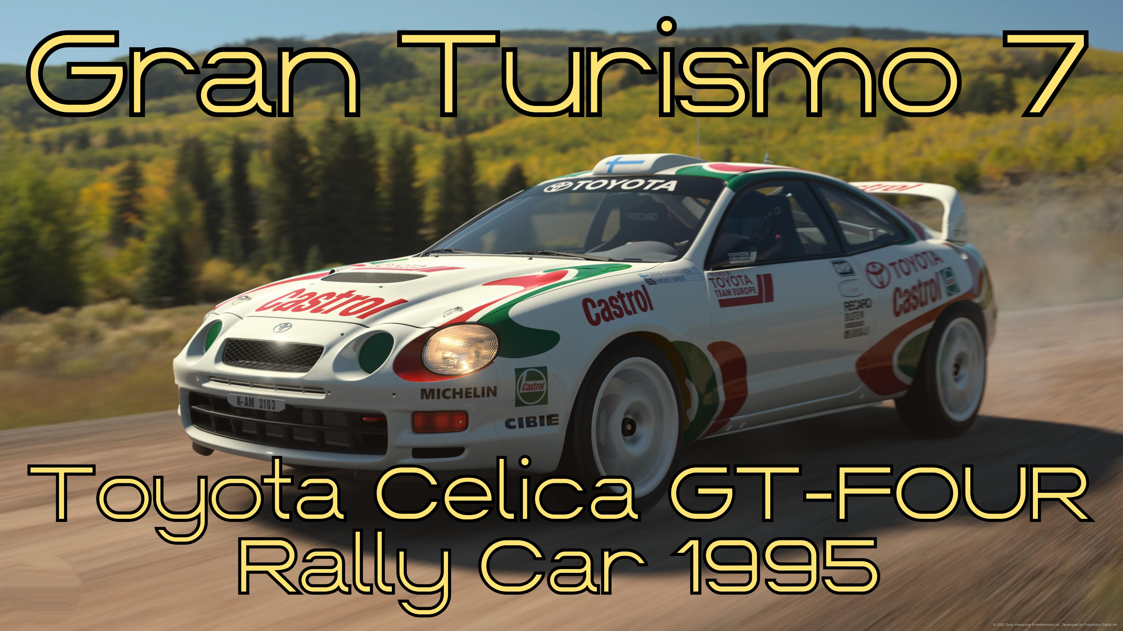 Gran Turismo 7: Toyota Celica GT-FOUR Rally Car 1995 – Машинка раллийного безумия! 🚗🔥 смотреть онлайн