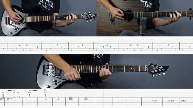 Pantera - Hollow Cover (Табулатура) Guitar Tutorial TABS смотреть онлайн