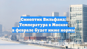 Синоптик Вильфанд: Температура в Москве в феврале будет ниже нормы