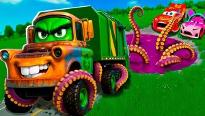 Мультики про машинки - Большие машины - Тяжелые грузовики - Сборник - Мультики для детей