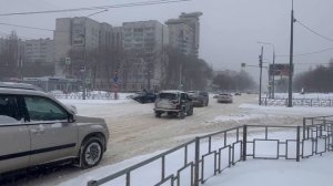 Снегопад накрыл Воронеж. Аварии