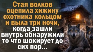 Трогательный рассказ о том, как стая волков три ночи охраняла избушку и вернула женщине дом, любовь