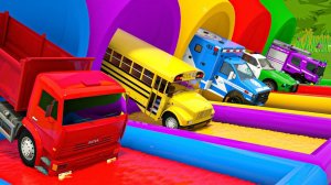 Мультики для детей про машинки. Забавные песенки для малышей. Веселые машинки для детей.