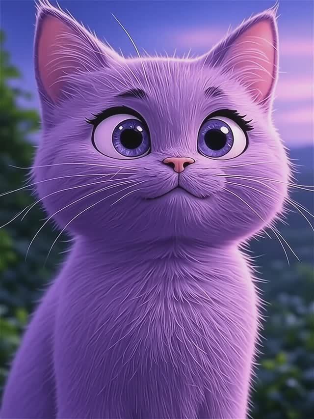 Фиолетовый кот смотреть онлайн