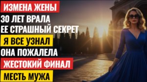 Жена 30 лет врала мне. Случайно узнал ее ЗЛОВЕЩУЮ тайну. Она не ожидала ТАКОГО финала! Измена жены.