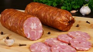 В 100 раз вкуснее магазинной! Домашняя ветчина без химии своими руками. Простой рецепт ветчины