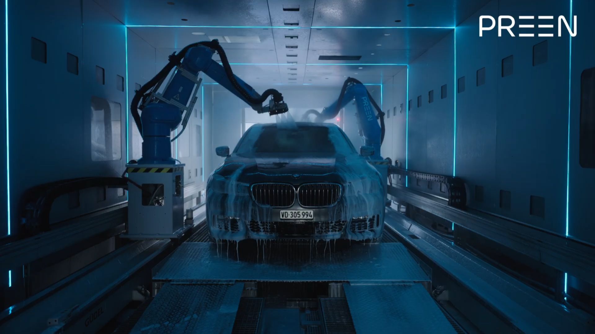 Автомойка робот PREEN Ultra Fast 3 | Minute Robotic Car Wash System смотреть онлайн