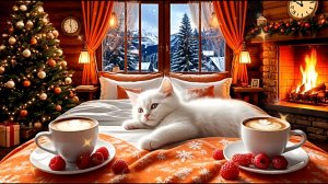 Зимний уют возле камина Невероятно красивая музыка для спокойного сна