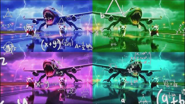 Мультики: Самолет пустился в пляс под Coffin Dance! 🚌🕺🎶 смотреть онлайн