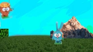 заставка Смешарики но персонажи фигурки Смешариков Брик лабс