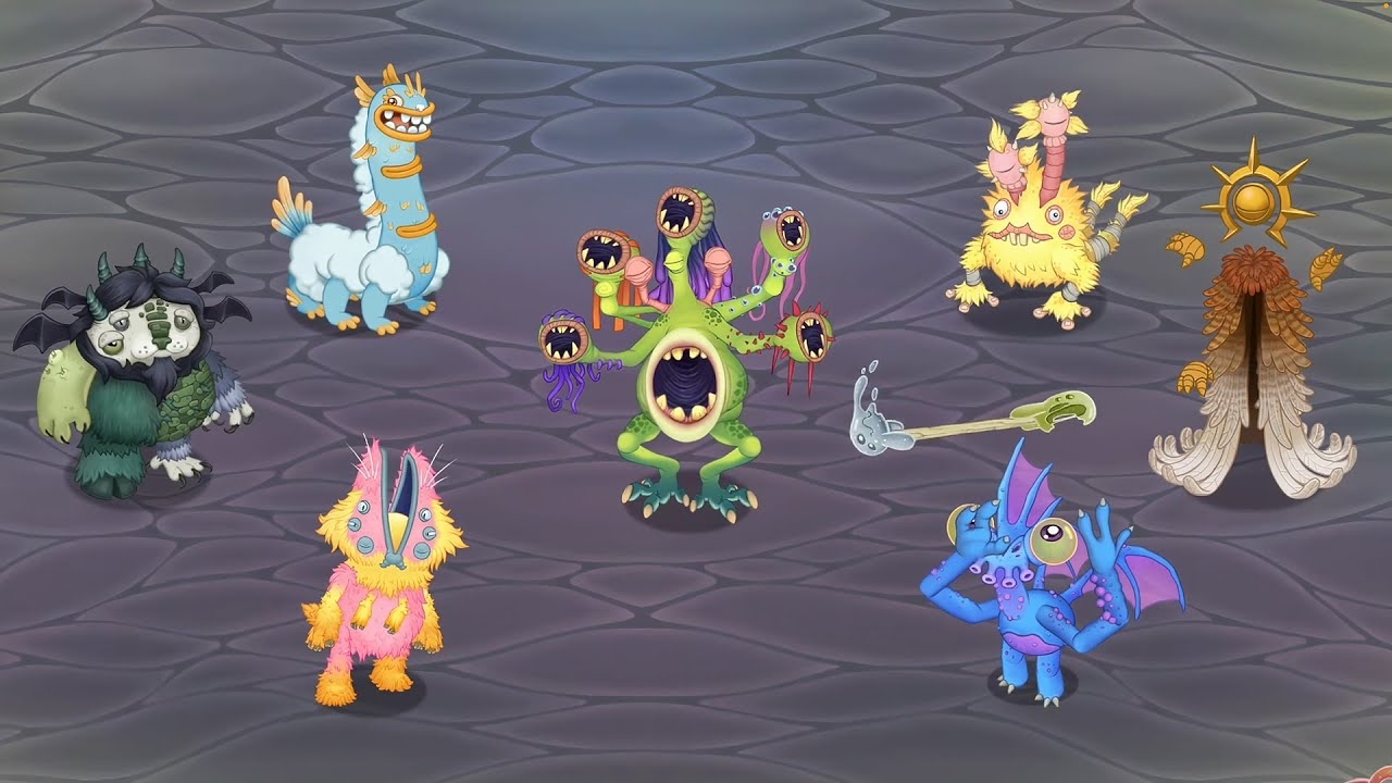 Все Редкие Монстры Мастерской Эфира - Волна 3 Вся Песня (My Singing Monsters, Мои Поющие Монстры) смотреть онлайн