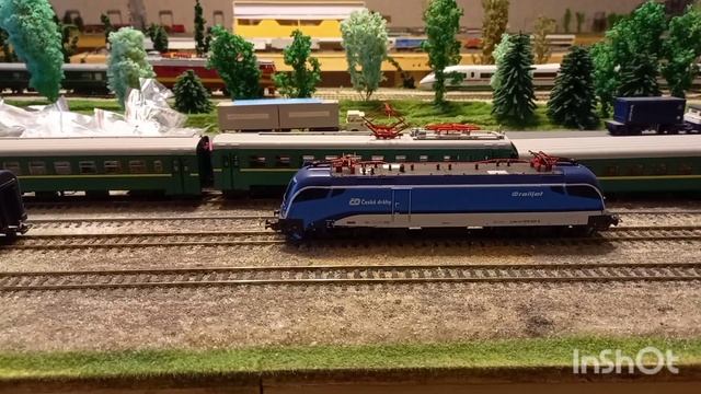Railjet Дрезден — Прага, установка декодера и покатушки по макету