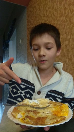 ммм яишенка. Как вкусно!!!