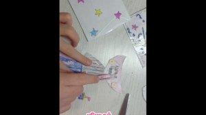 распаковка бумажного сюрприза♡! Спасибо что набрали 5 подписчиков🤍 #🥗~сАлАтИк~🥗