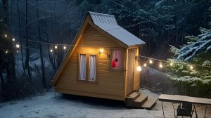 Построил дом мечты в самом сердце леса за 60 дней. Бушкрафт