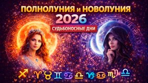 Полнолуния и Новолуния 2026 года: судьбоносные дни и их влияние