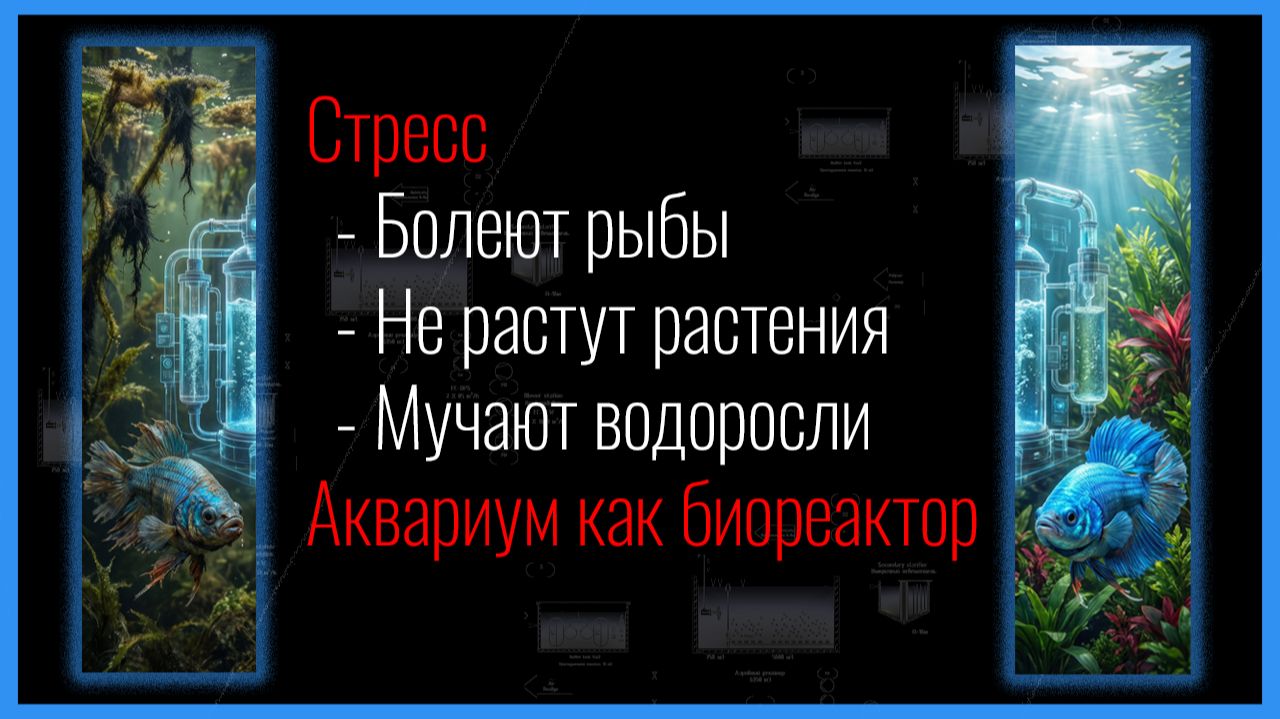 Сложно о простом: АКВАРИУМ со ЗДОРОВОЙ рыбой и РАСТЕНИЯМИ БЕЗ ВОДОРОСЛЕЙ смотреть онлайн