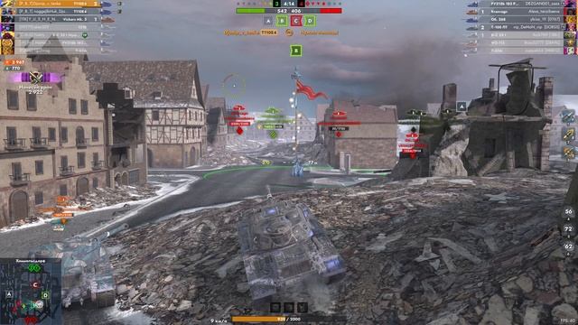 Т110Е4 5к урона и мастер. Оставшись 3 против 6 смотреть онлайн