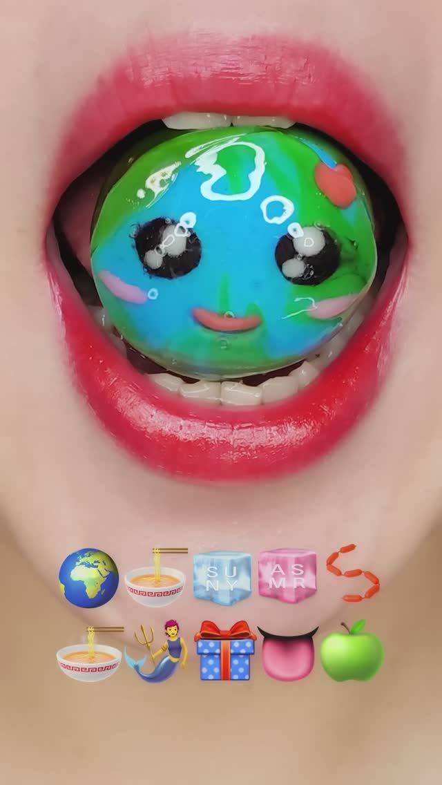 Различные звуки поедания кохакуто, лапша из желе (ускоренное ASMR) смотреть онлайн