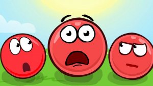 Новый КРАСНЫЙ ШАР, Красныш спасает деревню красных шариков