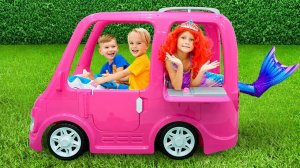 Приключения Русалочки для детей с Крисом и друзьями.