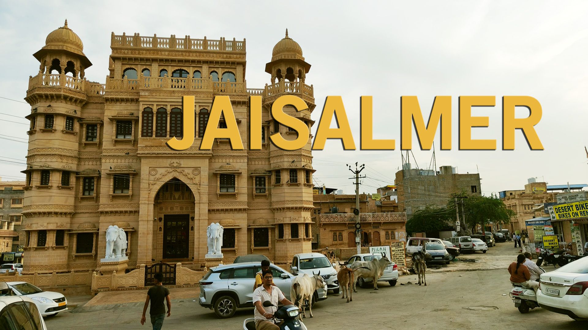 Jaisalmer 4K, невероятный золотой город, самостоятельное путешествие по Индии на поезде в Раджастане