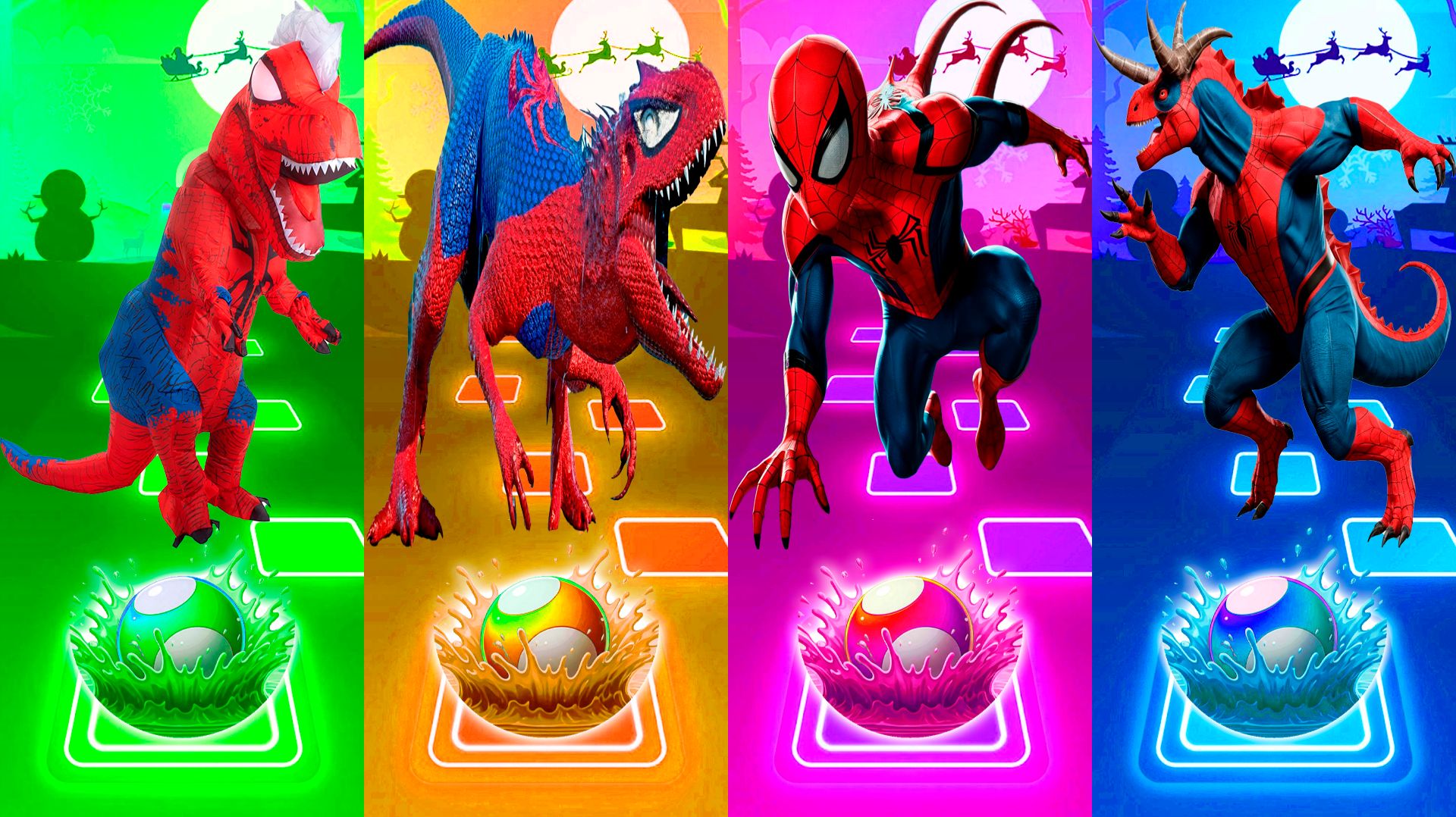 Coffin Dance Динозавры 303 уровень - Мультики про Динозавров | МУЛЬТФИЛЬМЫ ДИНОЗАВРЫ в Tiles Hop смотреть онлайн