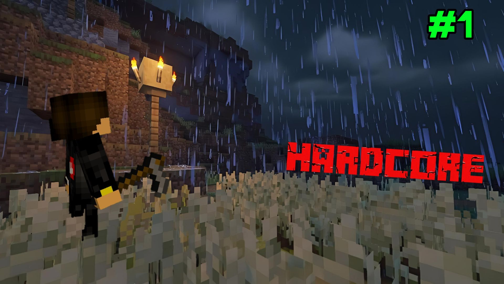 #1 ПРОХОЖУ МАЙНКРАФТ ХАРДКОР ДЖАВА на ТЕЛЕФОНЕ ➤ Minecraft Hardcore java смотреть онлайн