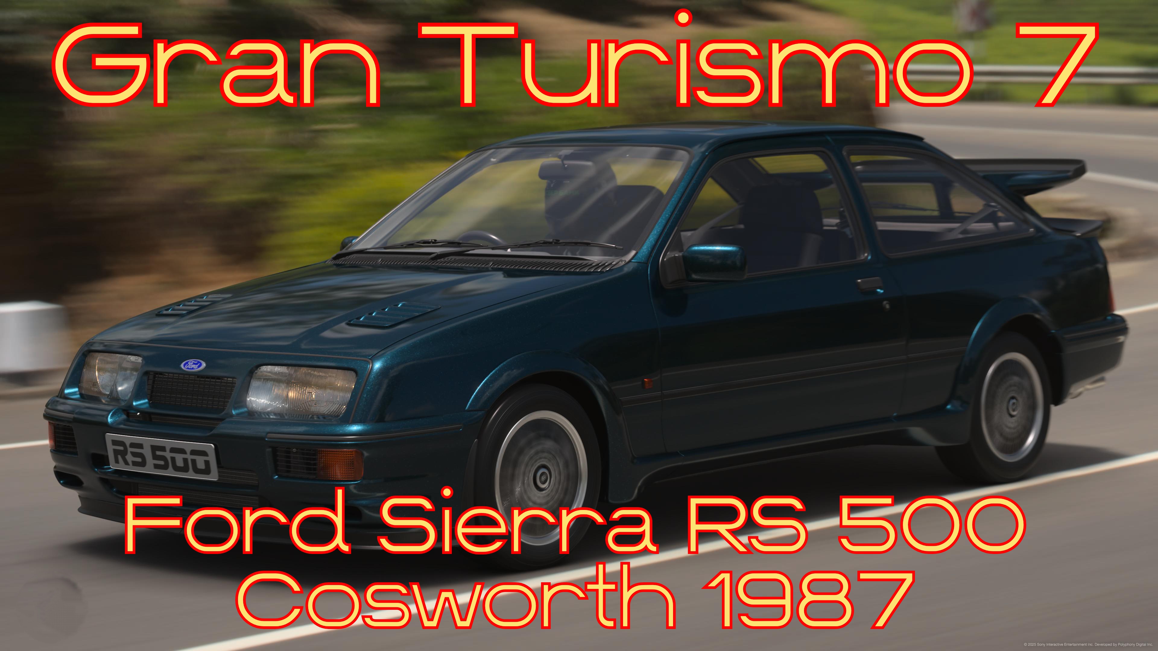 Gran Turismo 7: Ford Sierra RS 500 Cosworth 1987 – Легендарный британский боец турбо-эры! 🚗🔥 смотреть онлайн