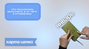 Карта желаний выполняется, когда переходит в цели. Закрыла январь.