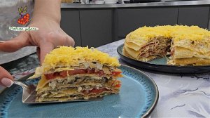 БЛИННЫЙ ЗАКУСОЧНЫЙ ТОРТ