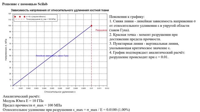 Задача 16. SCILAB. Python. Решение задач по медицинской и биологической физике.