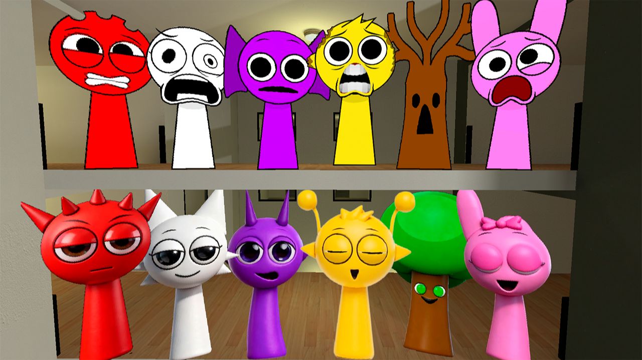 Спрунки 4К Хотят Вернуть Своих друзей в Отеле из Спрунки Без части смотреть онлайн